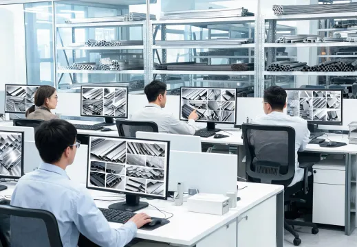 Inside sales desk for metal quote review