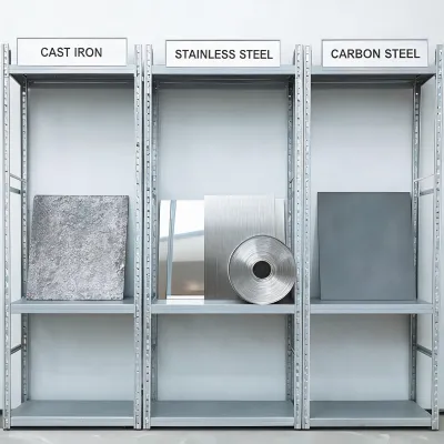 cast iron vs stainless steel vs carbon steel